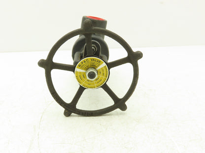 R-P&C FWB80-D Globe Valve Forged Steel 1" NPT Rising Stem