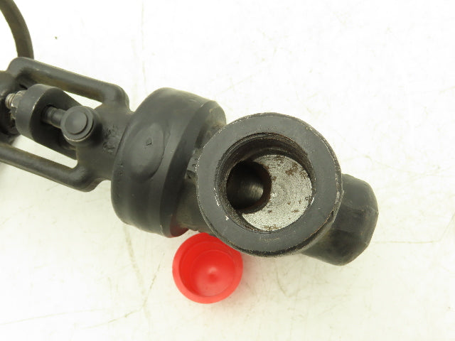 R-P&C FWB80-D Globe Valve Forged Steel 1" NPT Rising Stem