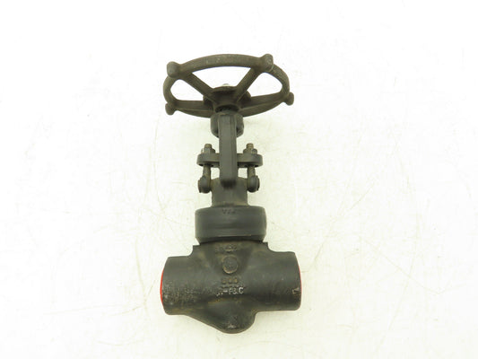 R-P&C FWB80-D Globe Valve Forged Steel 1" NPT Rising Stem