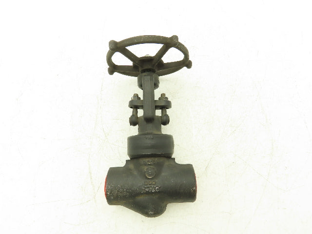 R-P&C FWB80-D Globe Valve Forged Steel 1" NPT Rising Stem