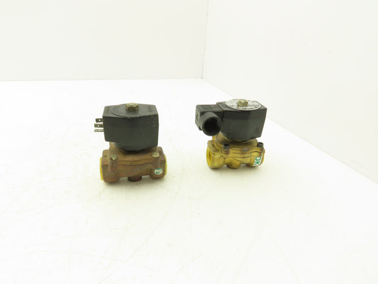 Snap-Tite 2352R-6NB-AJG1 Solenoid Valve 2 Way 150 PSI 3/4 NPT NC 120V Lot of 2