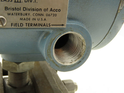 Bristol Acco Differential Pressure Transmitter Signature 0-120" WC 24VDC 2000psi