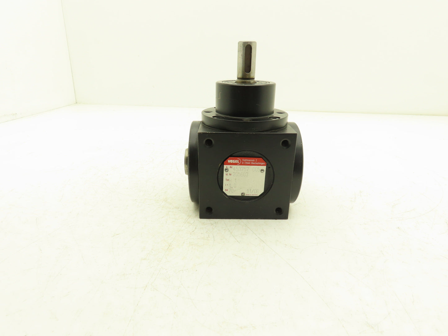 Vogel H1 Bevel Gear Drive 1:1 Gearbox 18mm Hollow Shaft Output