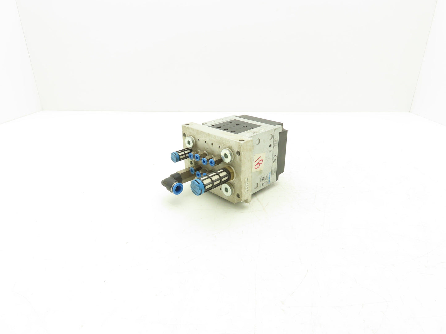 Festo 10P-14-4C-A0-R-Y-4M+PTB 4-Station Solenoid Valve Manifold 24VDC CPV14-M1H