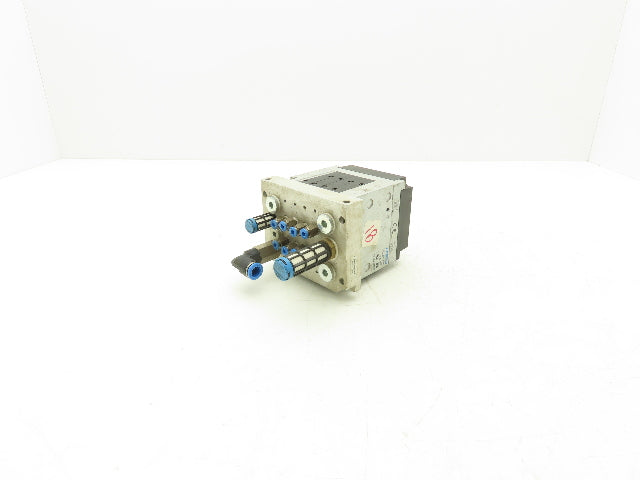 Festo 10P-14-4C-A0-R-Y-4M+PTB 4-Station Solenoid Valve Manifold 24VDC CPV14-M1H