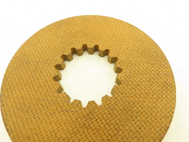 Brake Friction Disc 6-3/4" OD 2-3/8" ID Minor 2-13/16" ID Major 15-Spline 1/2" W