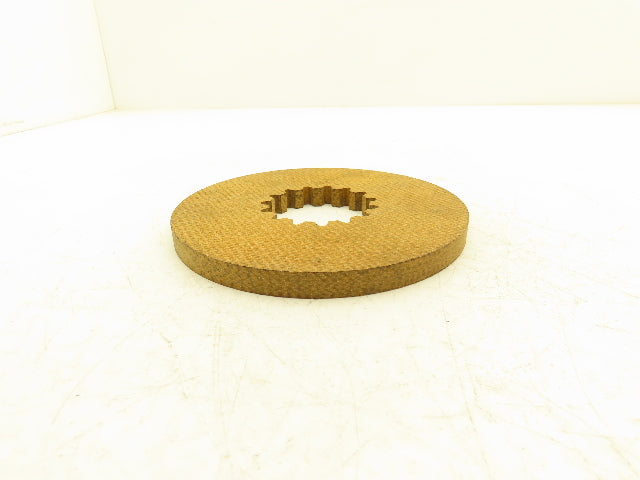 Brake Friction Disc 6-3/4" OD 2-3/8" ID Minor 2-13/16" ID Major 15-Spline 1/2" W