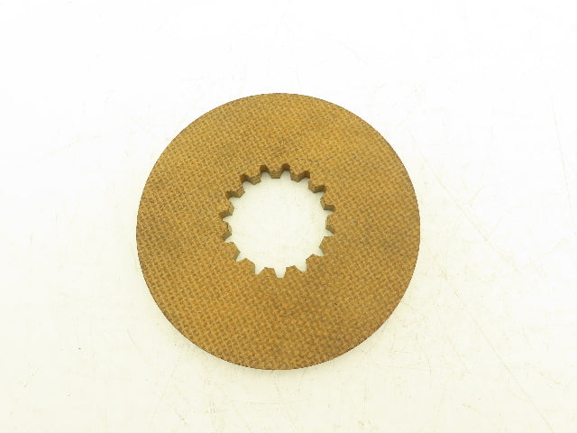 Brake Friction Disc 6-3/4" OD 2-3/8" ID Minor 2-13/16" ID Major 15-Spline 1/2" W