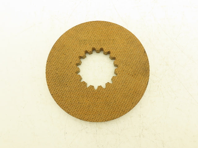 Brake Friction Disc 6-3/4" OD 2-3/8" ID Minor 2-13/16" ID Major 15-Spline 1/2" W