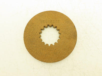 Brake Friction Disc 6-3/4" OD 2-3/8" ID Minor 2-13/16" ID Major 15-Spline 1/2" W