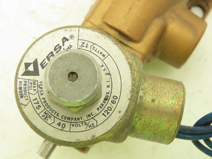Versa VKG-4402-M-U-A1 Solenoid Valve Pneumatic 4-Way 40-175 PSI 120V