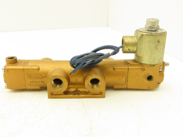 Versa VKG-4402-M-U-A1 Solenoid Valve Pneumatic 4-Way 40-175 PSI 120V