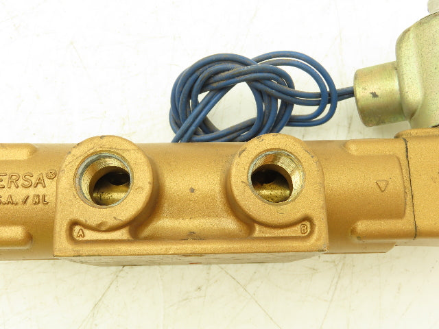 Versa VKG-4402-M-U-A1 Solenoid Valve Pneumatic 4-Way 40-175 PSI 120V