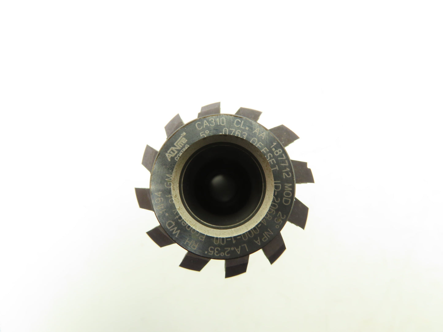 Gleason 34ZC-1404 Gear Hob Cutter 19mm Bore 162mm OAL 25° NPA LA.2°35' RH