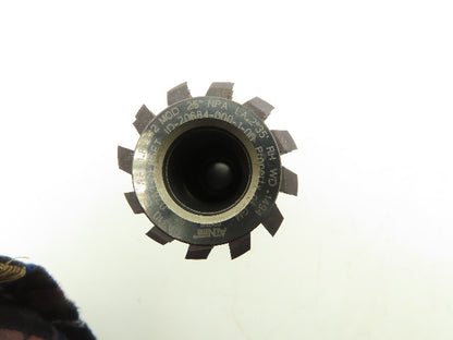 Gleason 34ZC-1404 Gear Hob Cutter 19mm Bore 162mm OAL 25° NPA LA.2°35' RH