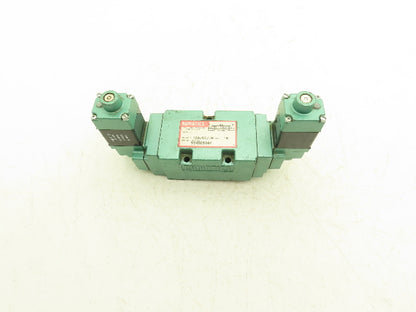 Numatics 554BB500K Pneumatic Double Solenoid 5/3 Spool Valve 150psi 120V