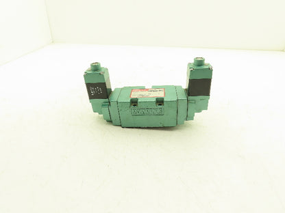 Numatics 554BB500K Pneumatic Double Solenoid 5/3 Spool Valve 150psi 120V