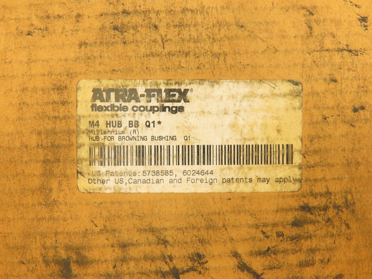 Atra-Flex M4 Hub BB Q1* Millenium Flexible Coupling 70mm ID 162.5mm OD