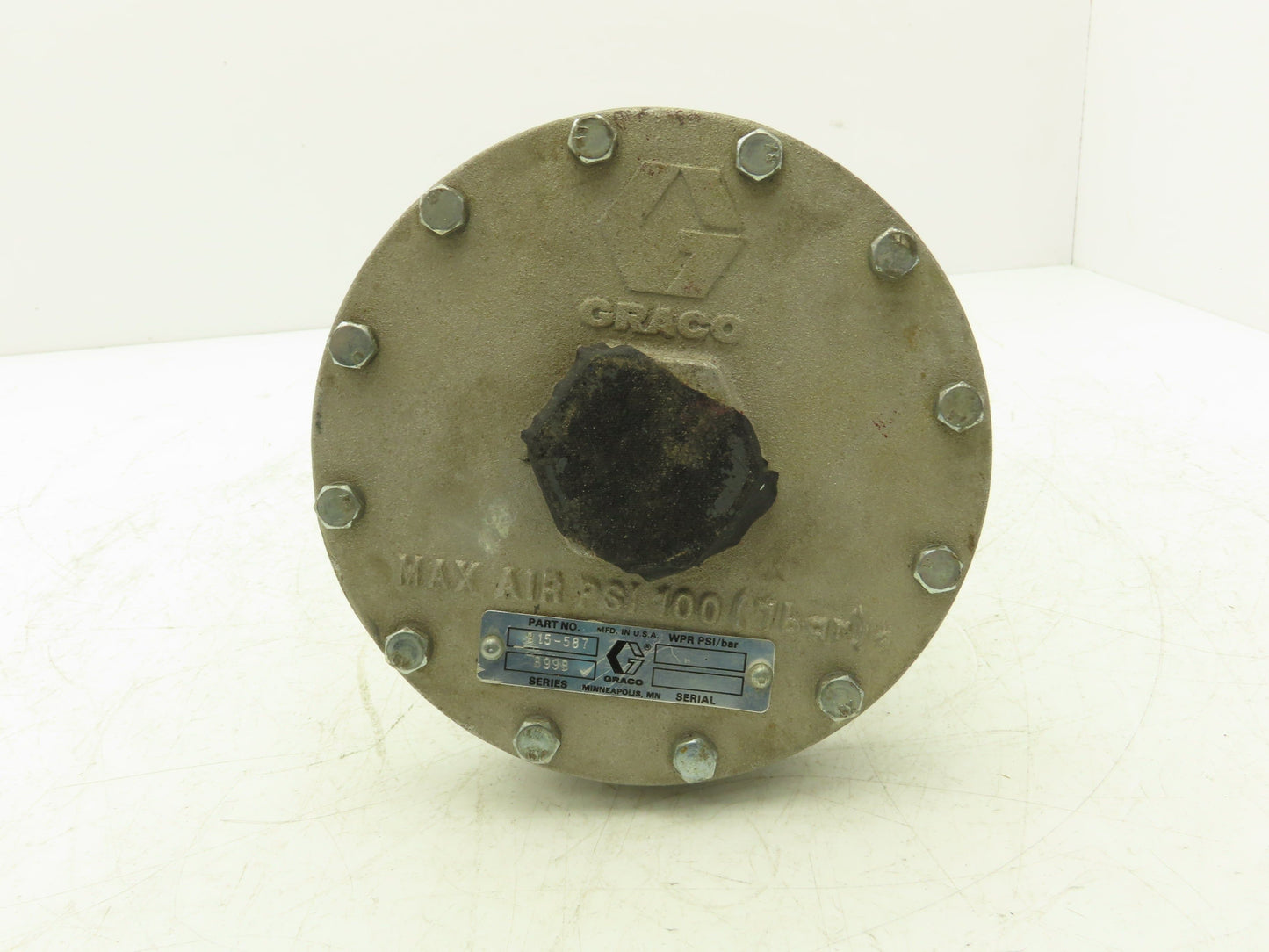 Graco 244740 Air Operated Mastic Fluid Regulator Housing diaphragm 5000psi