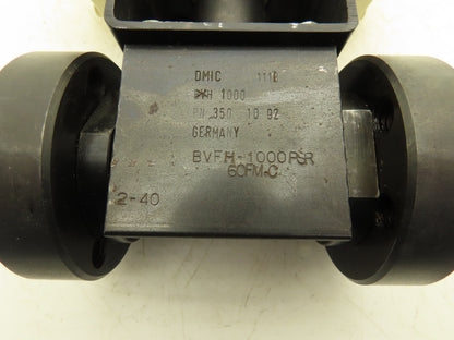 DMIC BVFM-1000 Pneumatic Air Actuated Ball Valve 1" Flanged Spring Return