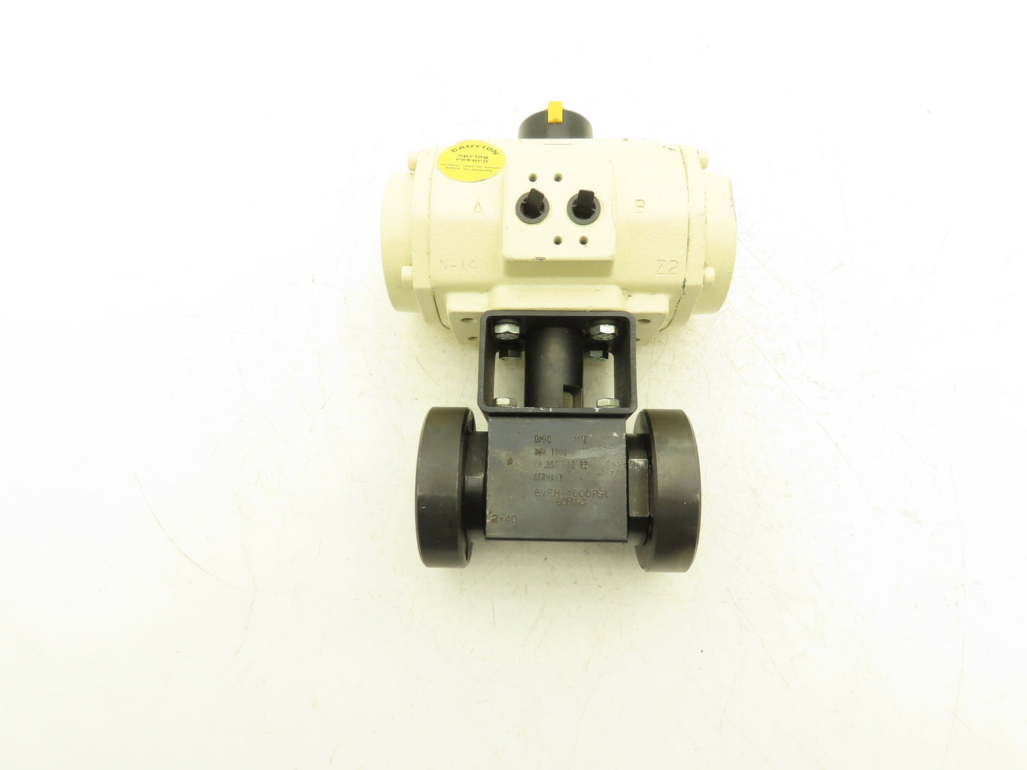DMIC BVFM-1000 Pneumatic Air Actuated Ball Valve 1" Flanged Spring Return