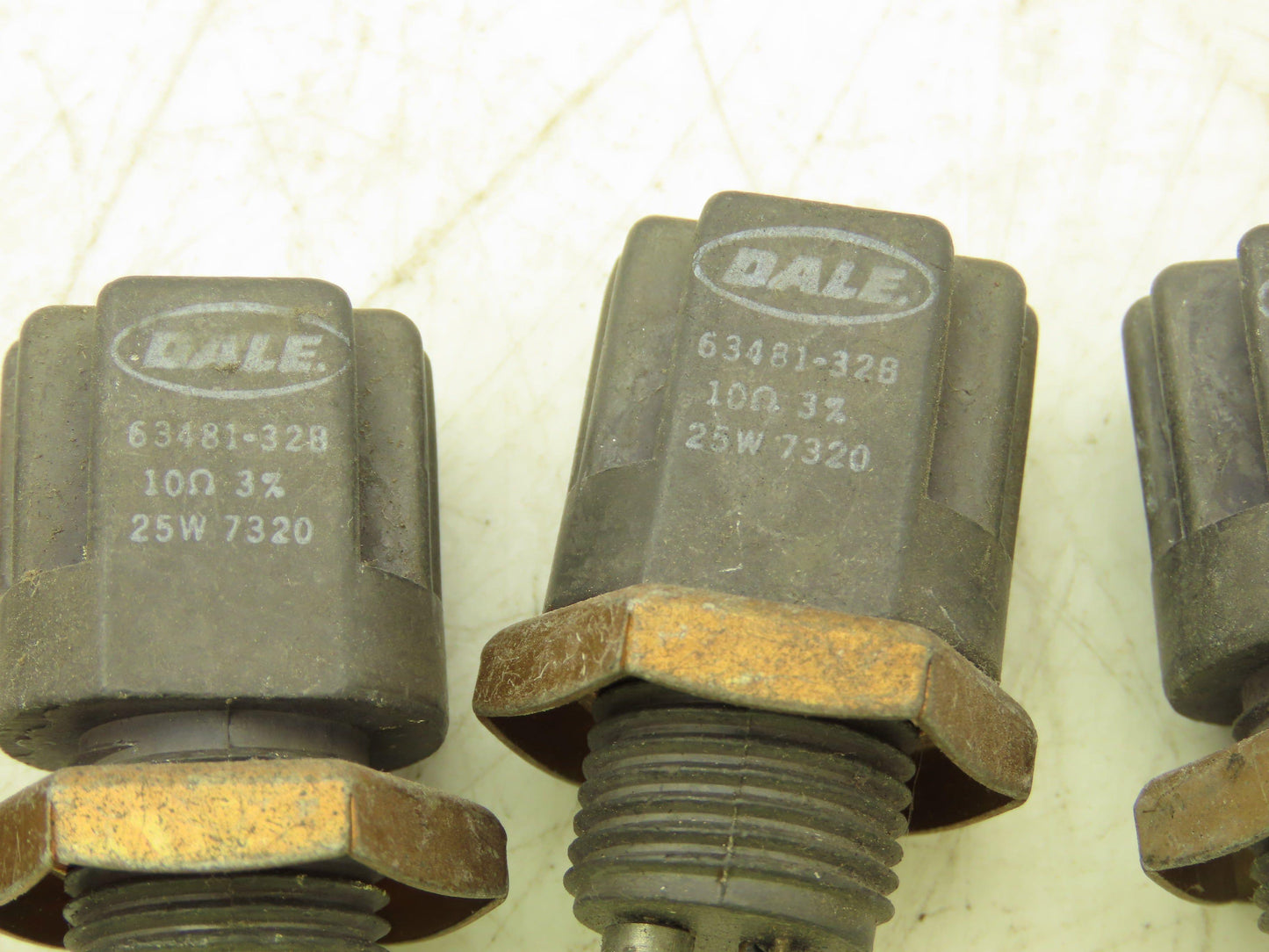 Dale Resistor 10 OHM 6 OHM .1 OHM 3% Mixed Lot of 8