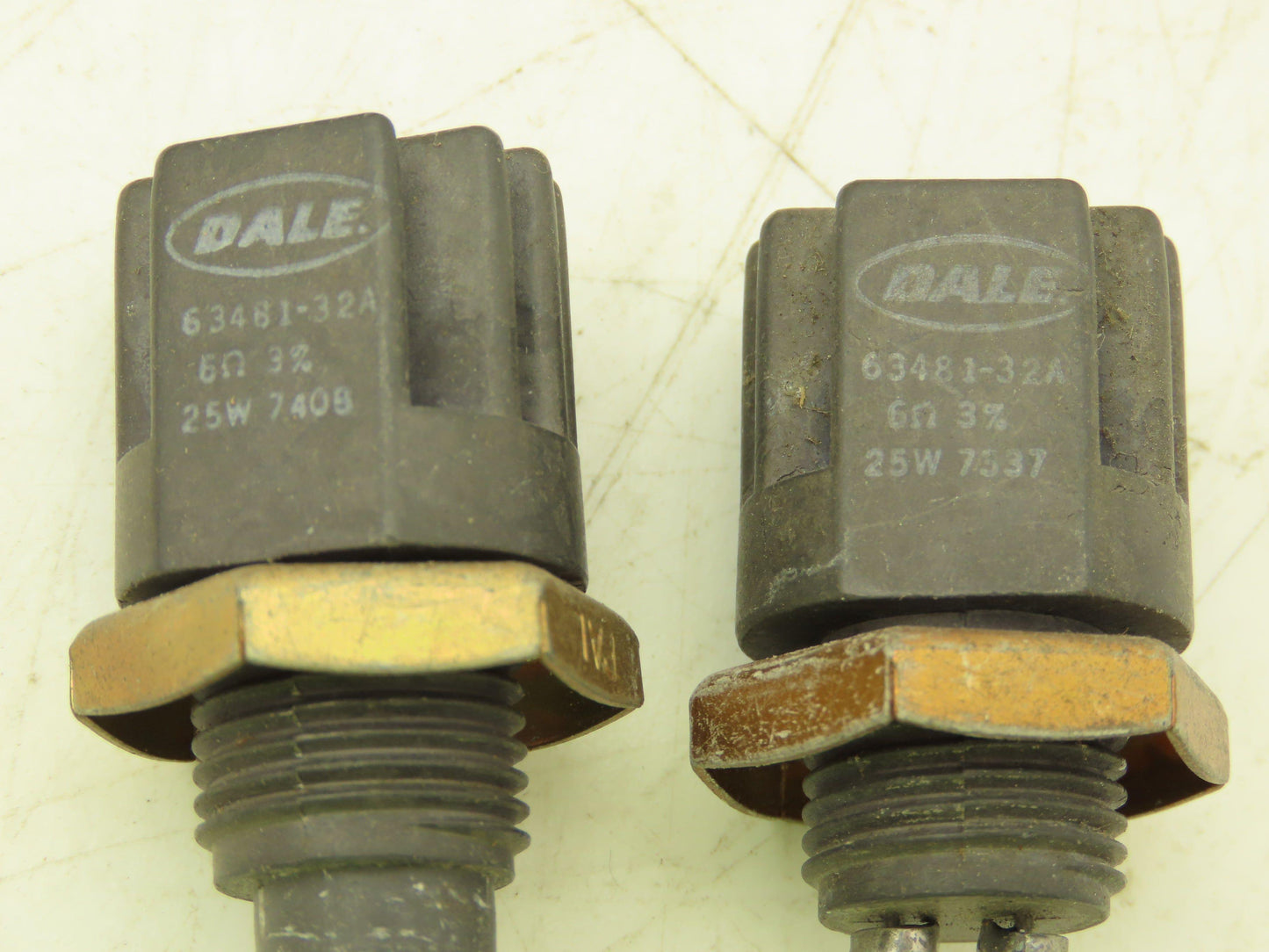 Dale Resistor 10 OHM 6 OHM .1 OHM 3% Mixed Lot of 8