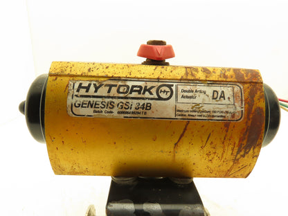 Hytork PBM-1" Stainless 3-Way Valve Tri-Clamp Pneumatic Actuator Genesis GSI 34B
