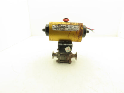 Hytork PBM-1" Stainless 3-Way Valve Tri-Clamp Pneumatic Actuator Genesis GSI 34B