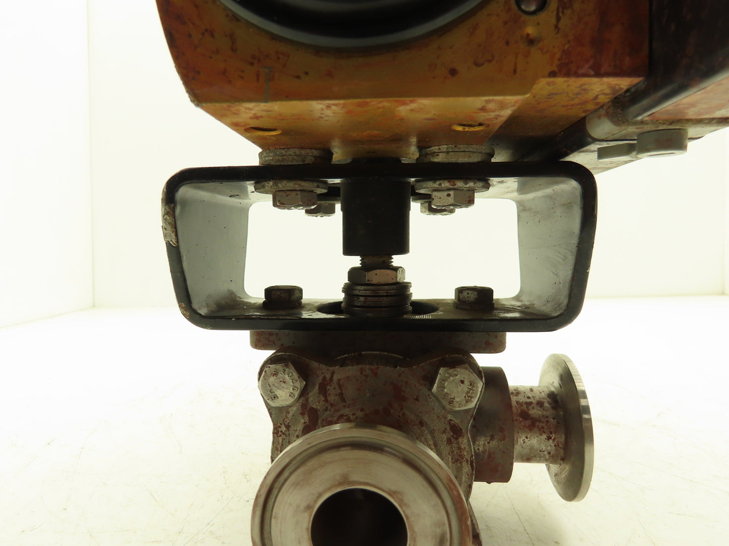 Hytork PBM-1" Stainless 3-Way Valve Tri-Clamp Pneumatic Actuator Genesis GSI 34B