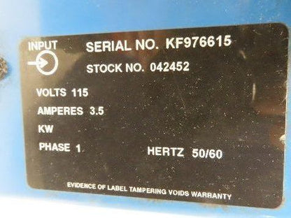 Miller 042452 Robotic Welding Interface 115VAC 1ph 60Hz