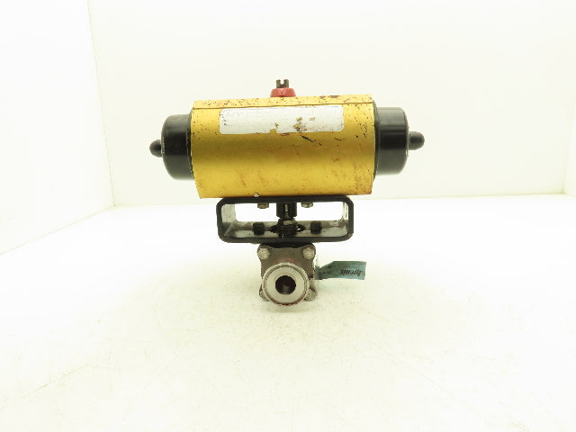 Hytork PBM-1" Stainless 2-Way Valve Tri-Clamp Pneumatic Actuator Genesis GSI 64B