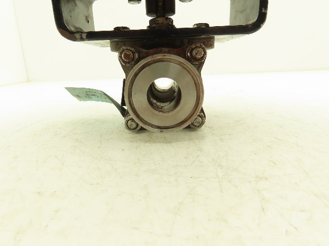 Hytork PBM-1" Stainless 2-Way Valve Tri-Clamp Pneumatic Actuator Genesis GSI 64B