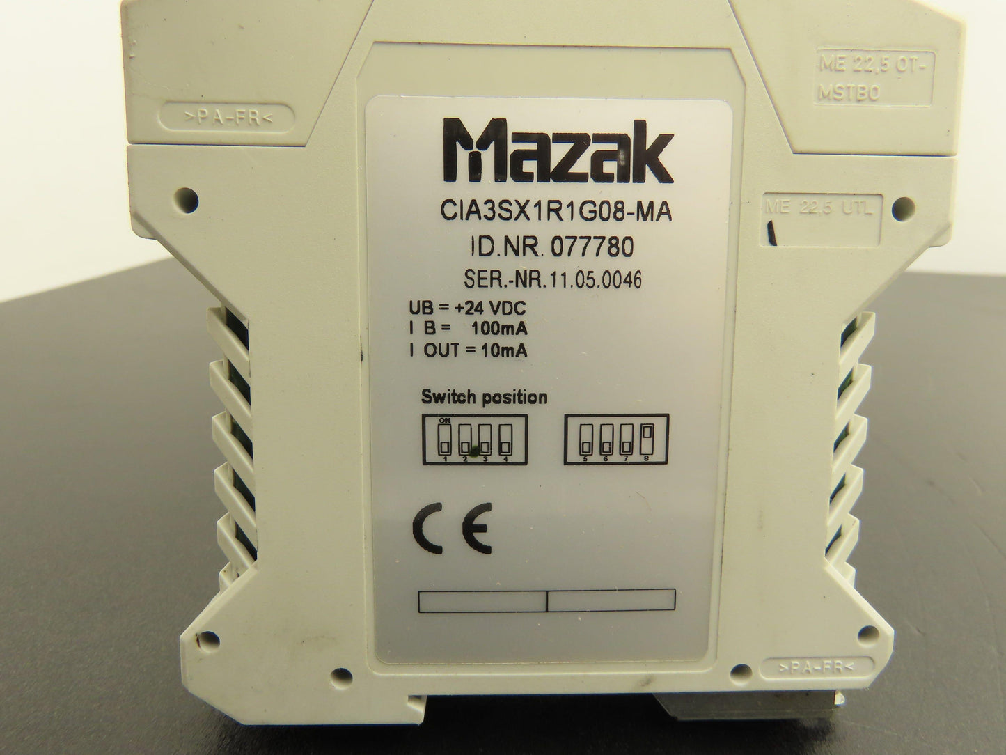 Mazak CIA3SX1R1G08-MA Interface Adaptor 24vDC IP20 DIN Mountable