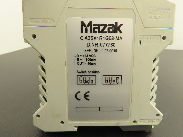Mazak CIA3SX1R1G08-MA Interface Adaptor 24vDC IP20 DIN Mountable