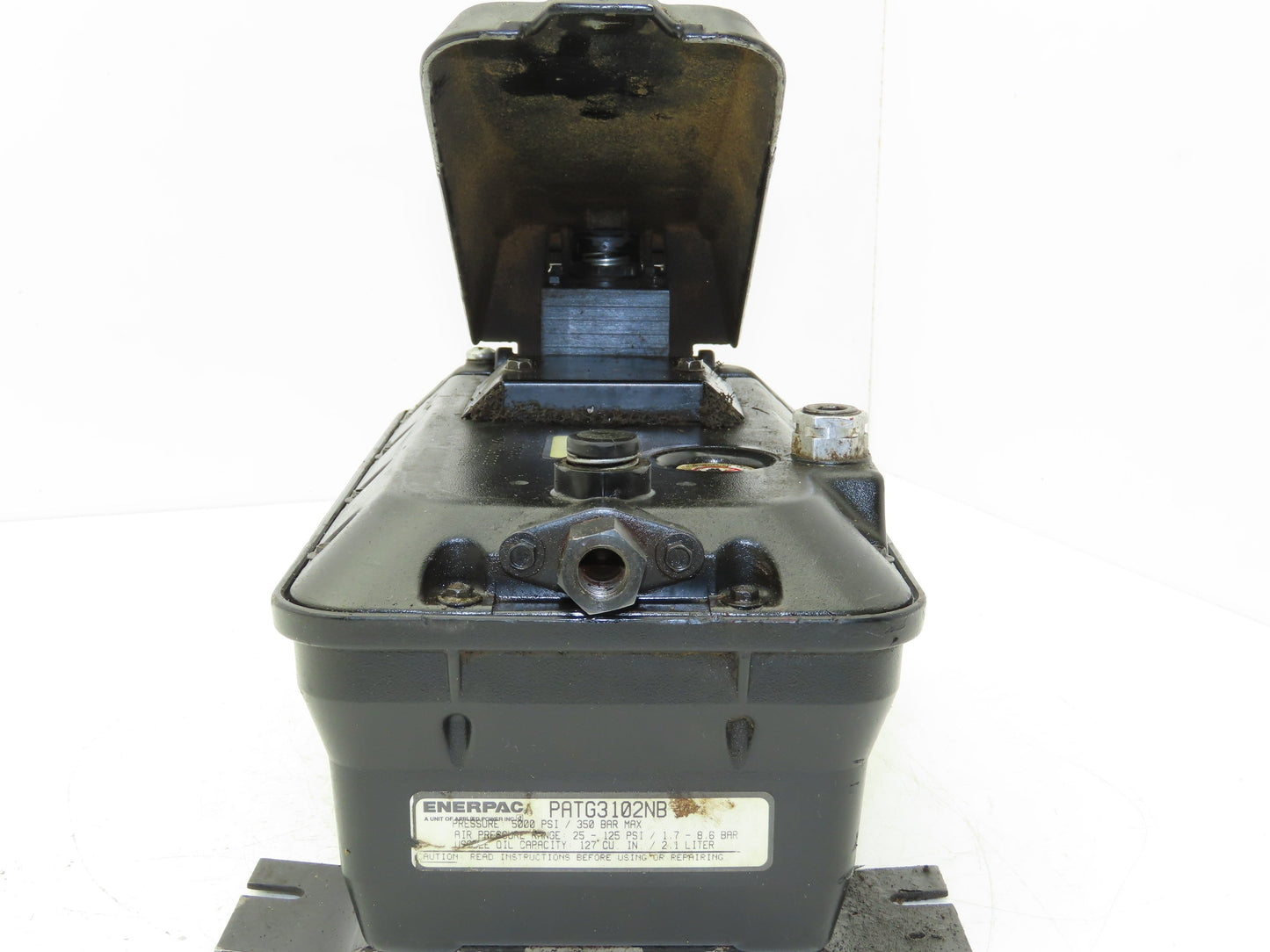 Enerpac Turbo II Air Powered Hydraulic Pump 5000psi Max 25-125psi Air pressure