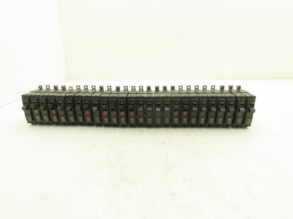 Square D QOB Circuit Breaker 10/20A 8-14AWG 1Ph 120/240v Mixed Lot of 26