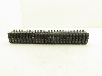 Square D QOB Circuit Breaker 10/20A 8-14AWG 1Ph 120/240v Mixed Lot of 26