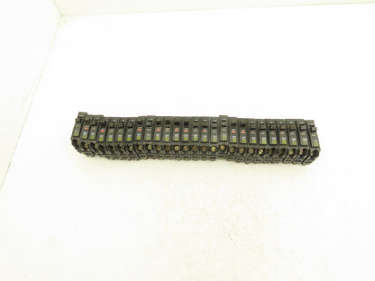 Square D QOB Circuit Breaker 10/20A 8-14AWG 1Ph 120/240v Mixed Lot of 26