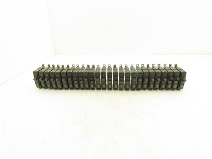 Square D QOB Circuit Breaker 10/20A 8-14AWG 1Ph 120/240v Mixed Lot of 26