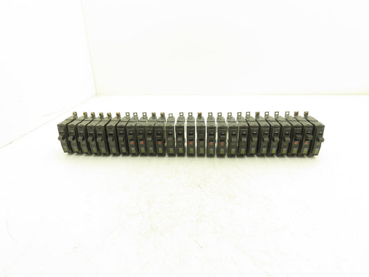 Square D QOB Circuit Breaker 10/20A 8-14AWG 1Ph 120/240v Mixed Lot of 26