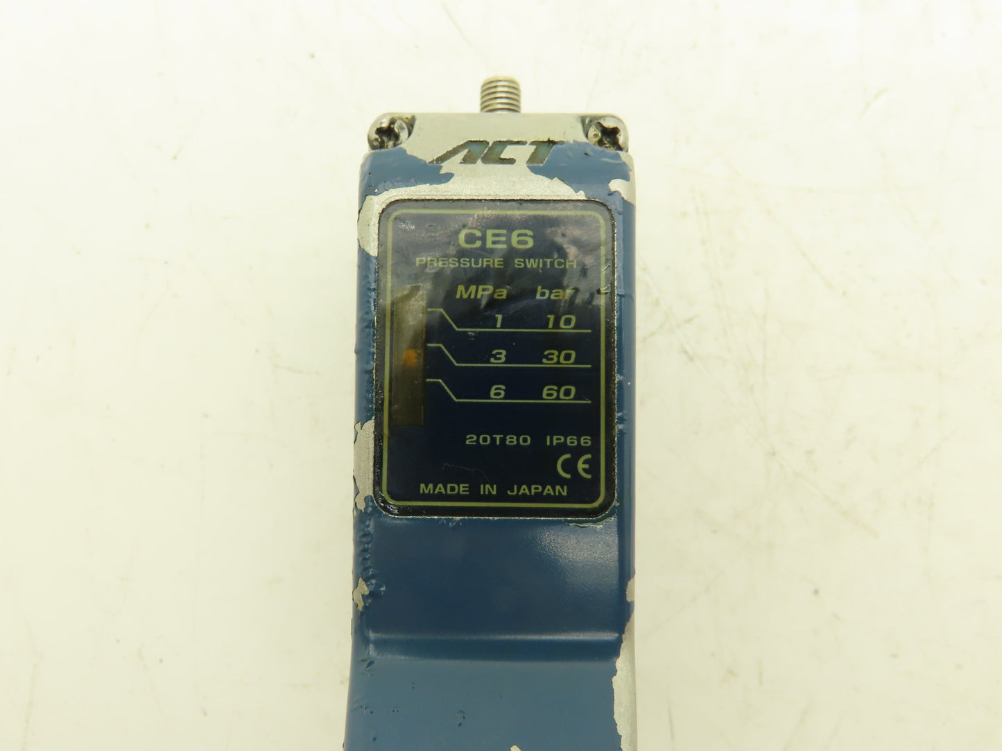 ACT Electric CE6 Pressure Switch 20T80 IP66 6Mpa/60Bar Ser K