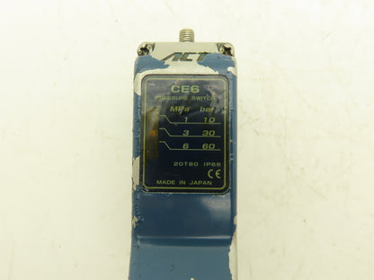 ACT Electric CE6 Pressure Switch 20T80 IP66 6Mpa/60Bar Ser K