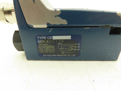 ACT Electric CE6 Pressure Switch 20T80 IP66 6Mpa/60Bar Ser K