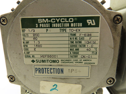 Ai-esu Welding Electrode Tip Dresser 220V 3PH SM-Cyclo Gearmotor