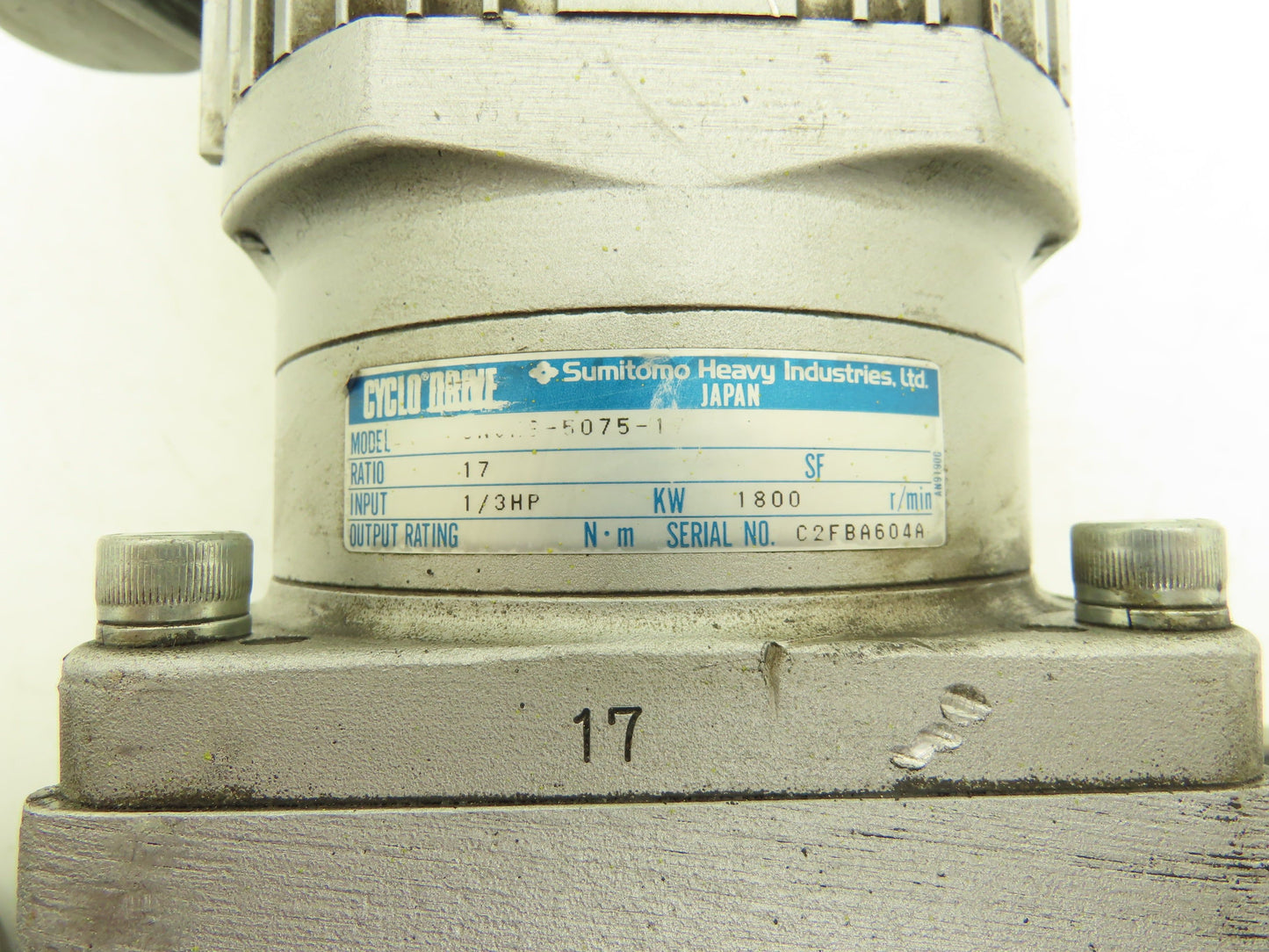 Ai-esu Welding Electrode Tip Dresser 220V 3PH SM-Cyclo Gearmotor