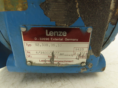 Lenze 52.308.06.10 Gearbox 10:1 Gear Reducer IEC Metric RH Flanged Output
