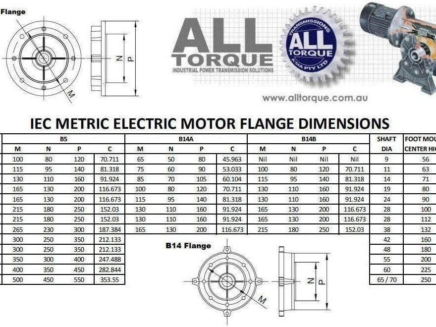 Lenze 52.308.06.10 Gearbox 10:1 Gear Reducer IEC Metric RH Flanged Output