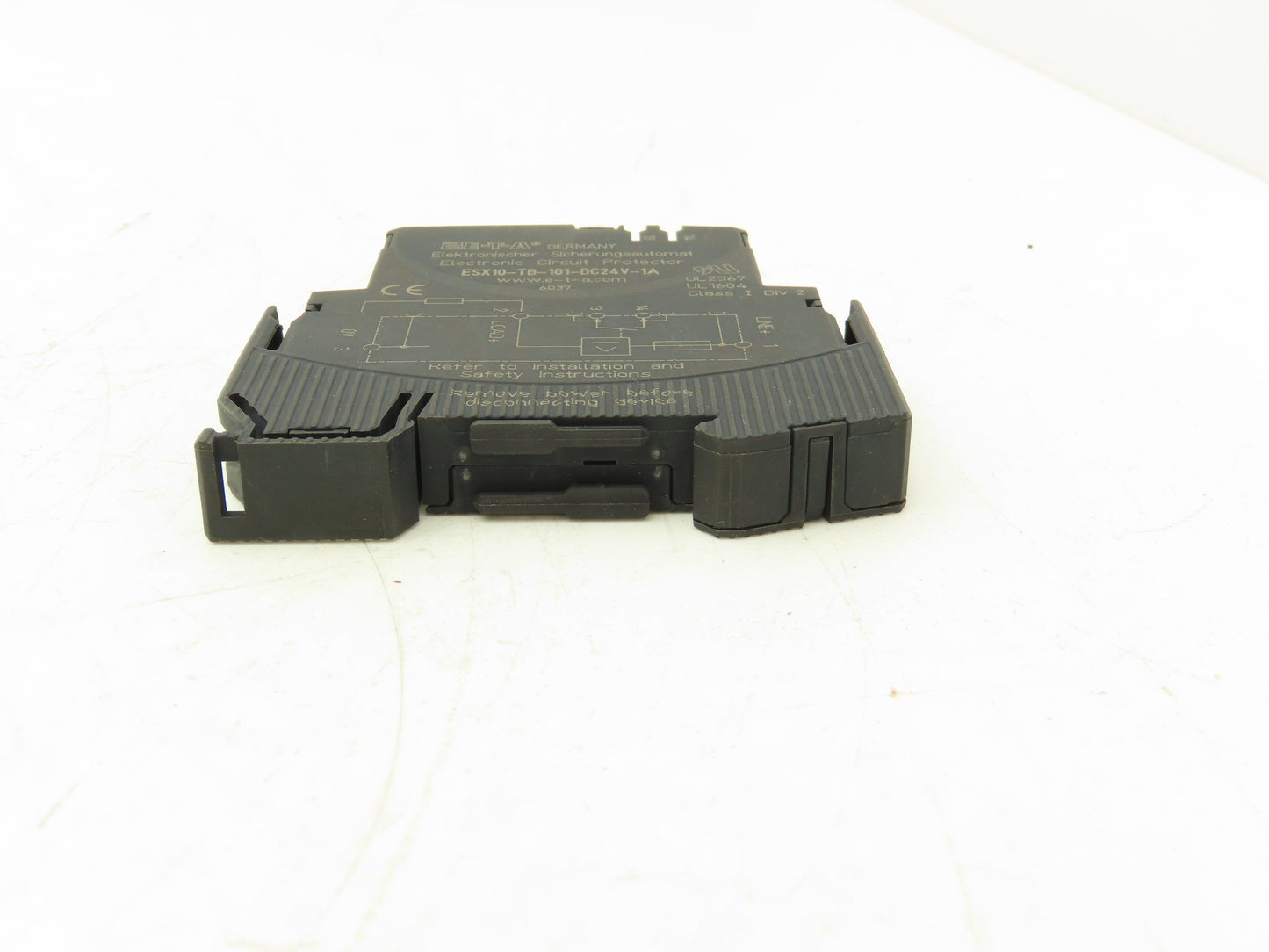 E-T-A ESX10-TB-101-DC24V-1A Circuit Breaker Protector 24VDC 1 Amp DIN Rail ETA