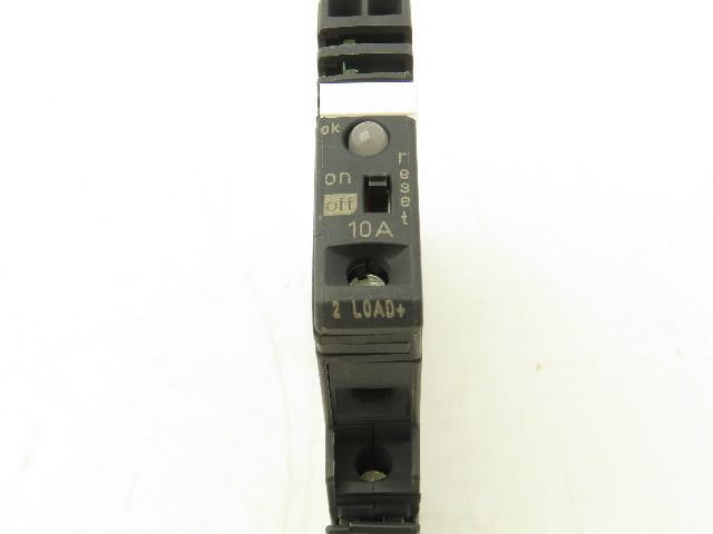 E-T-A ESX10-TB-101-DC24V-10A Circuit Breaker Protector 24VDC 10 Amp DIN Rail ETA